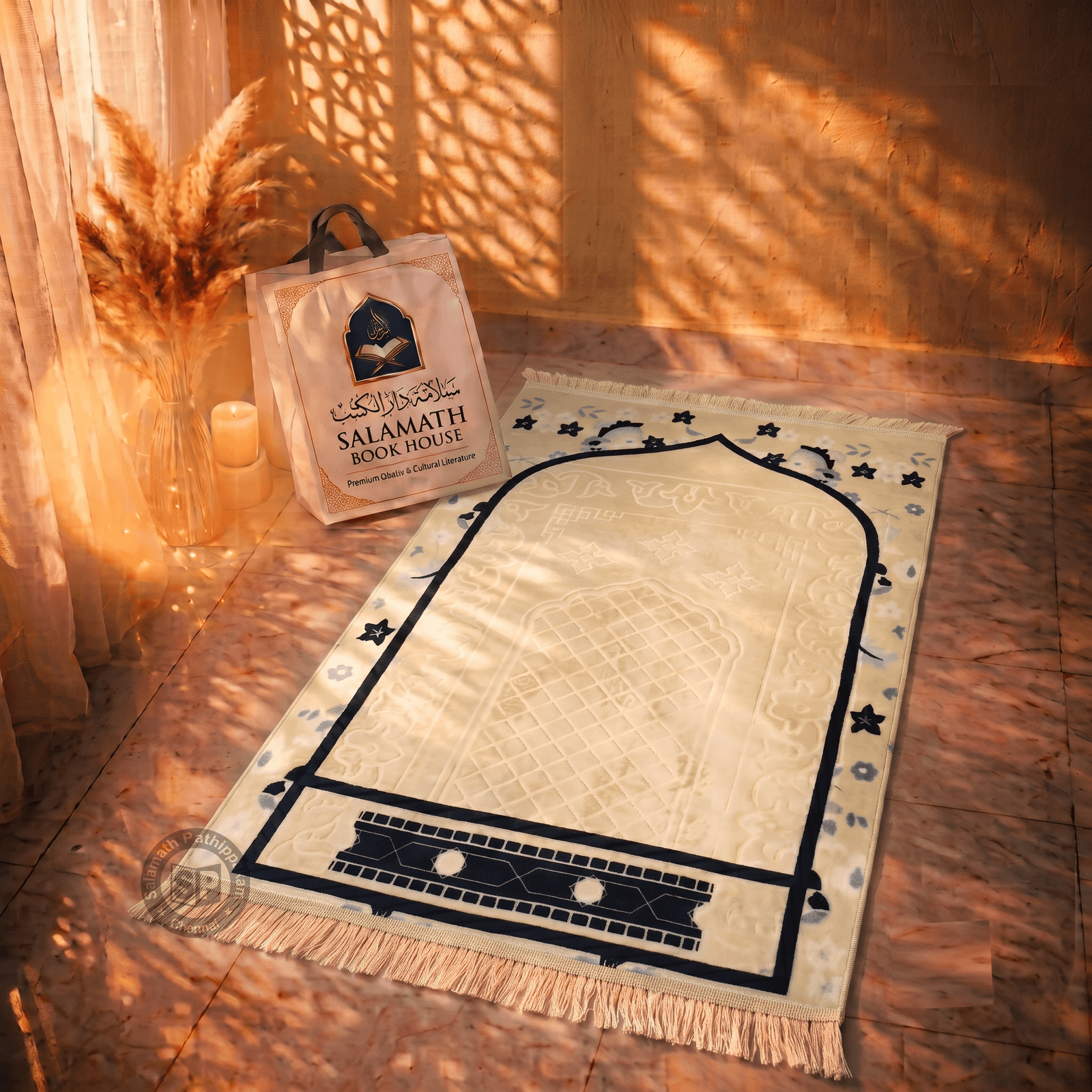 Musalla Madina Gold 19 - 28 x 56 inches